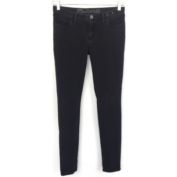 Madewell Denim - Madewell Size 8 Jeans Black Stretch Skinny